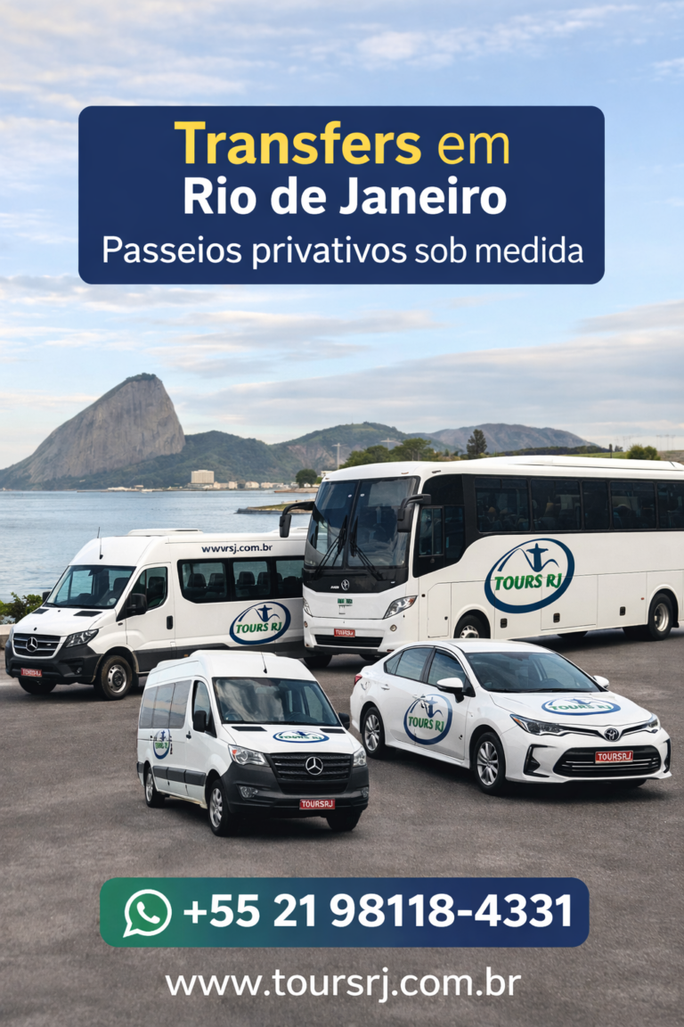 Transfer em Rio de Janeiro aeroporto - hoteis de todo Rio com a ToursRJ sua Transportadore local